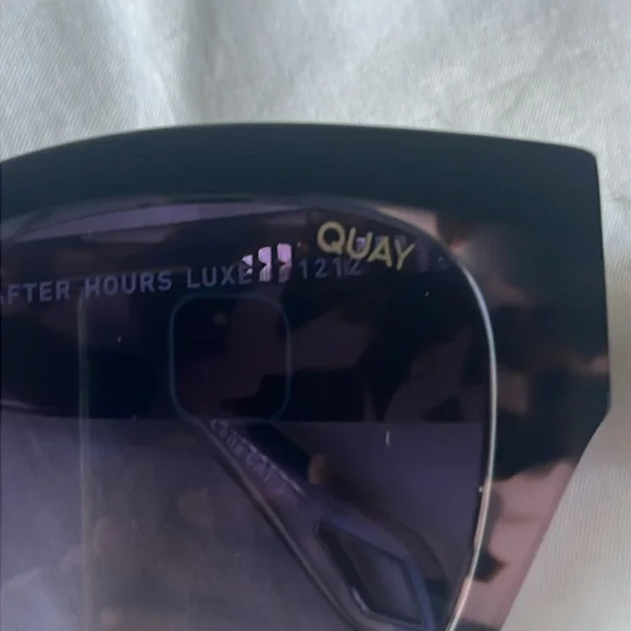Quay Australia Brown Cat-Eye Sunglasses After Hours Luxe